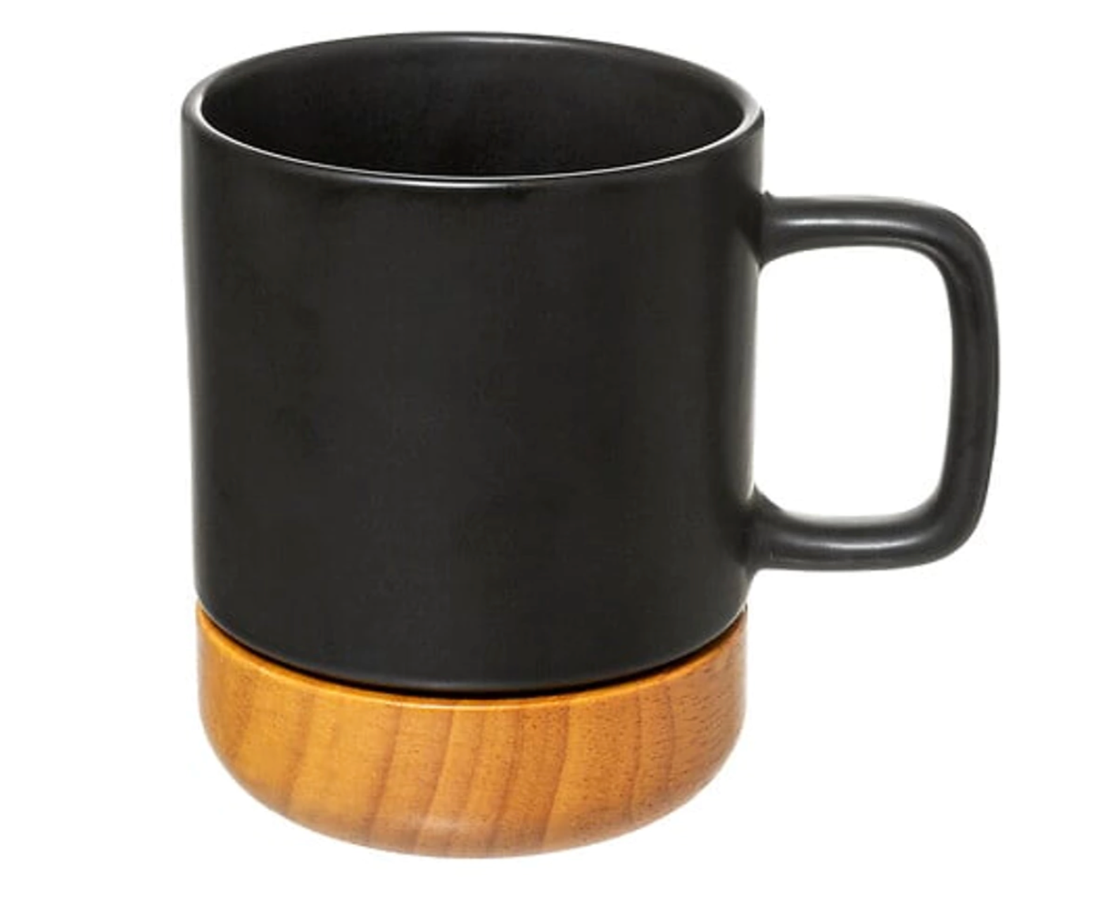 Mok (Zwart) met onderzetter